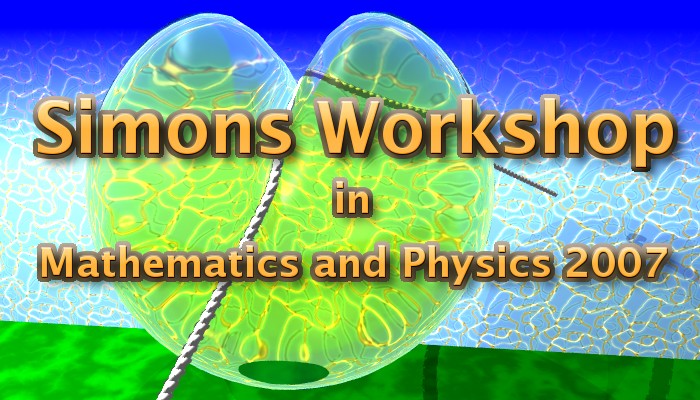 Simons Workshop in Mathematics and Physics 2007