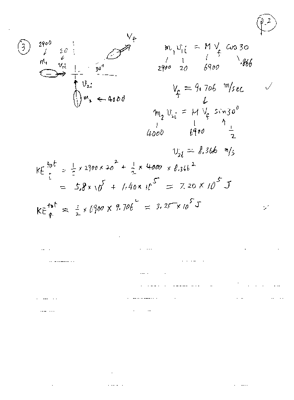 PHY 121/123 Exam 2 Solutions